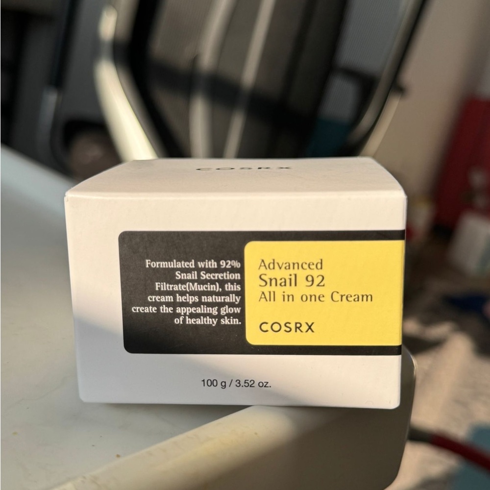 White and Yellow Moisturizer Cream with Elegant Design